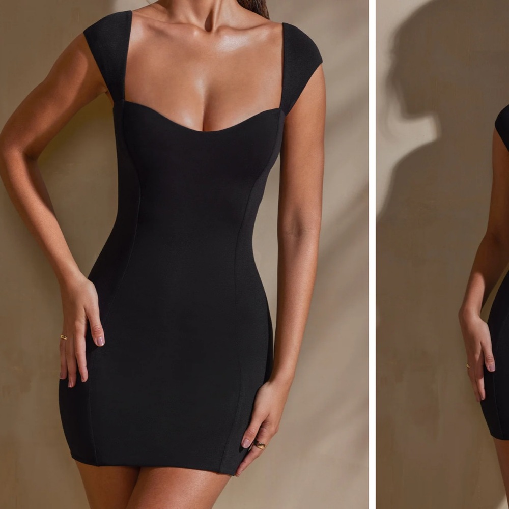 Oh Polly Black Mini Dress